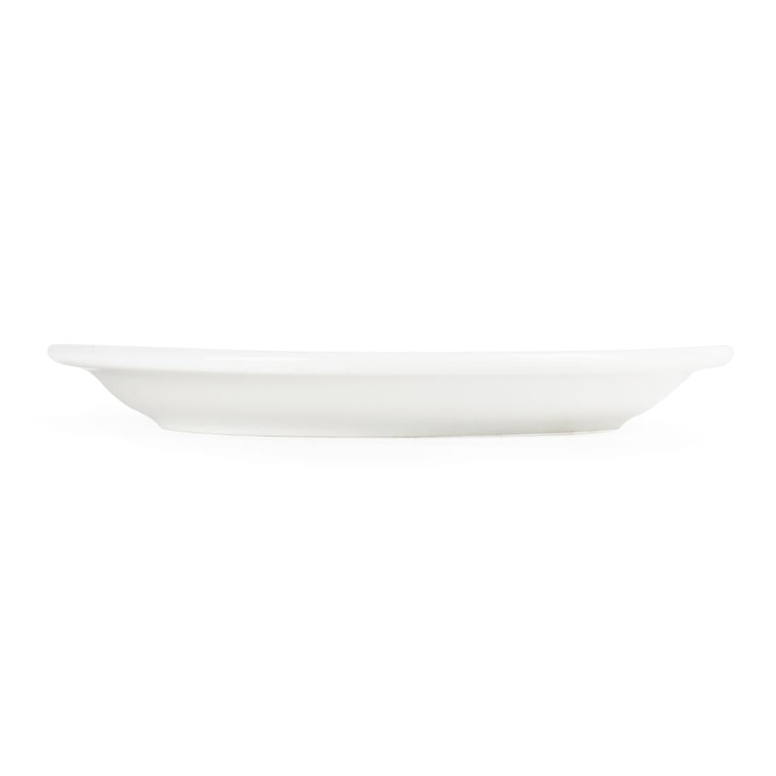Olympia Whiteware Narrow Rimmed Plates 150mm (12 Pack) - CB486