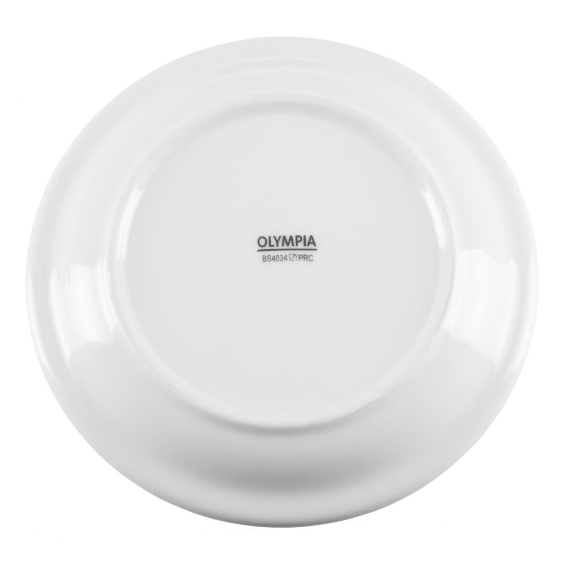 Olympia Whiteware Narrow Rimmed Plates 150mm (12 Pack) - CB486