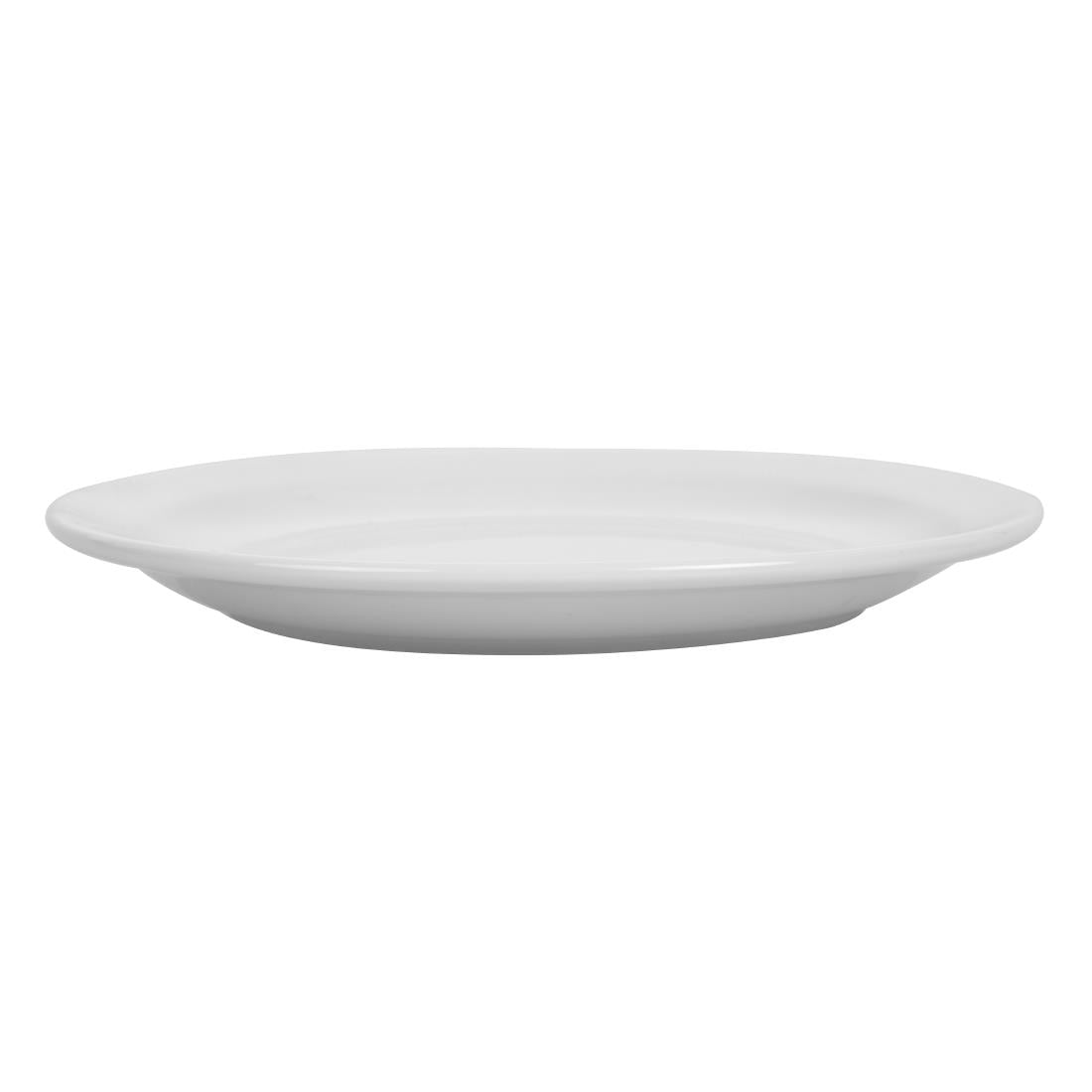 Olympia Whiteware Narrow Rimmed Plates 200mm (12 Pack) - CB488
