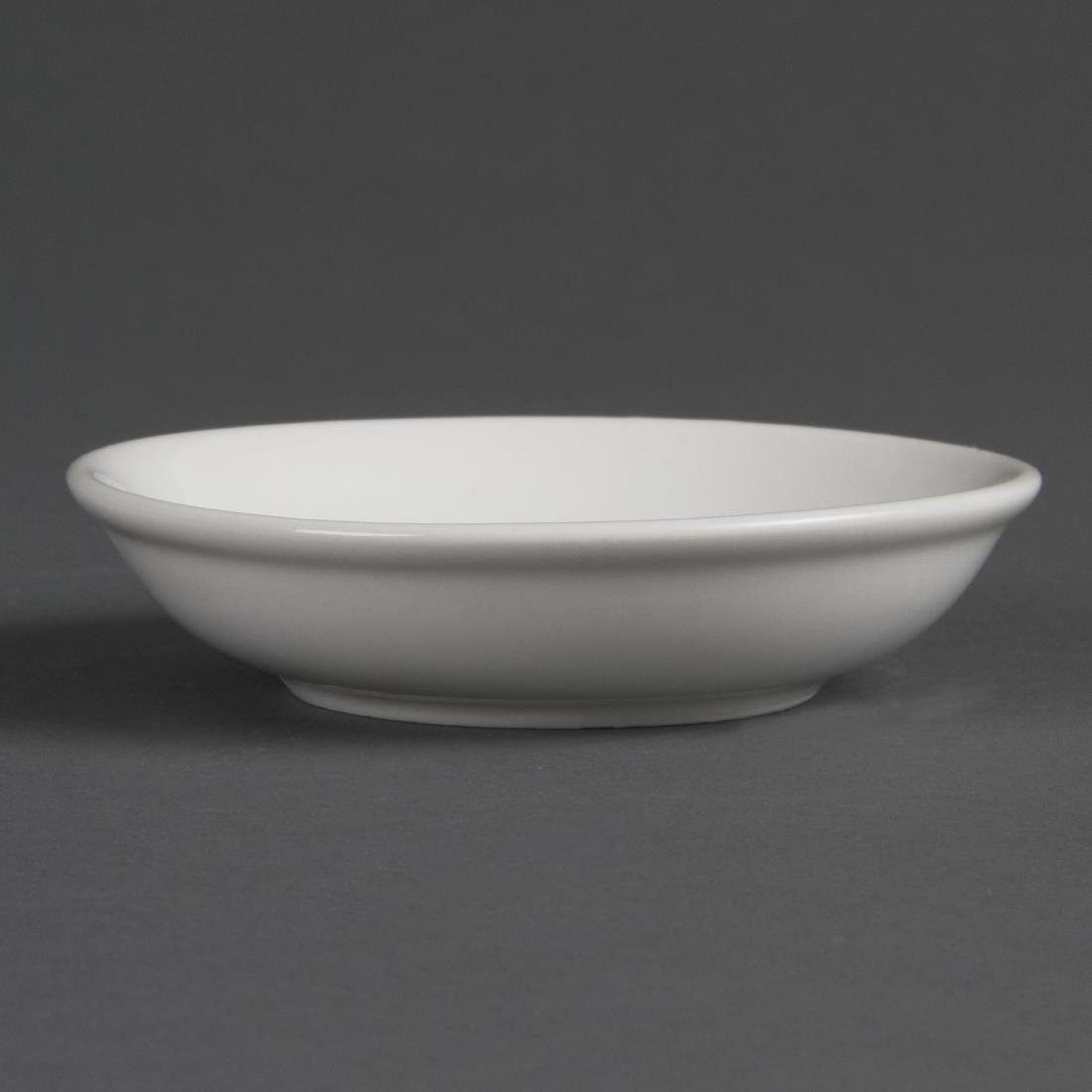 Olympia Whiteware Soy Dishes 100mm (12 Pack) - CB494