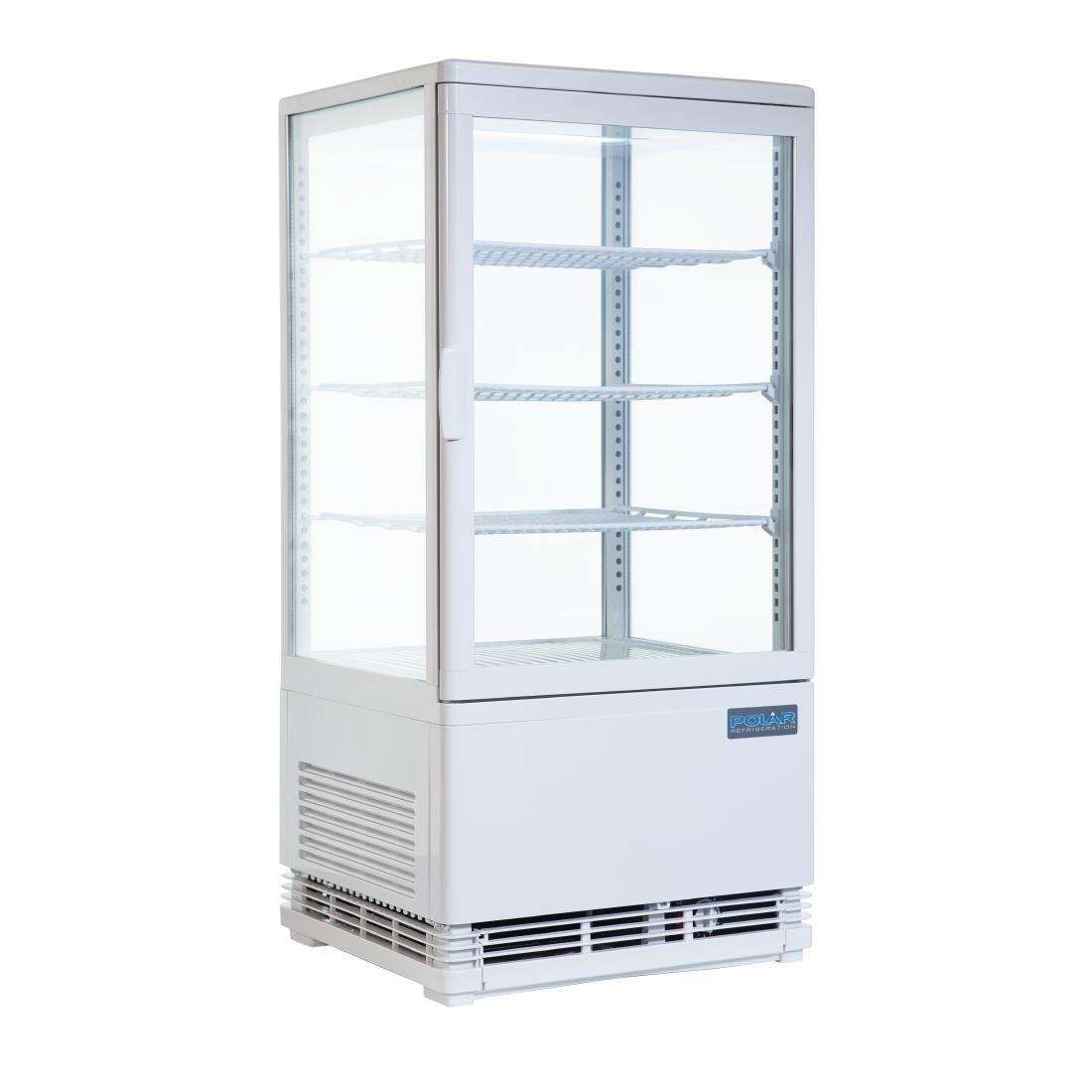 Polar C-Series Energy Efficient Display Fridge White 68Ltr