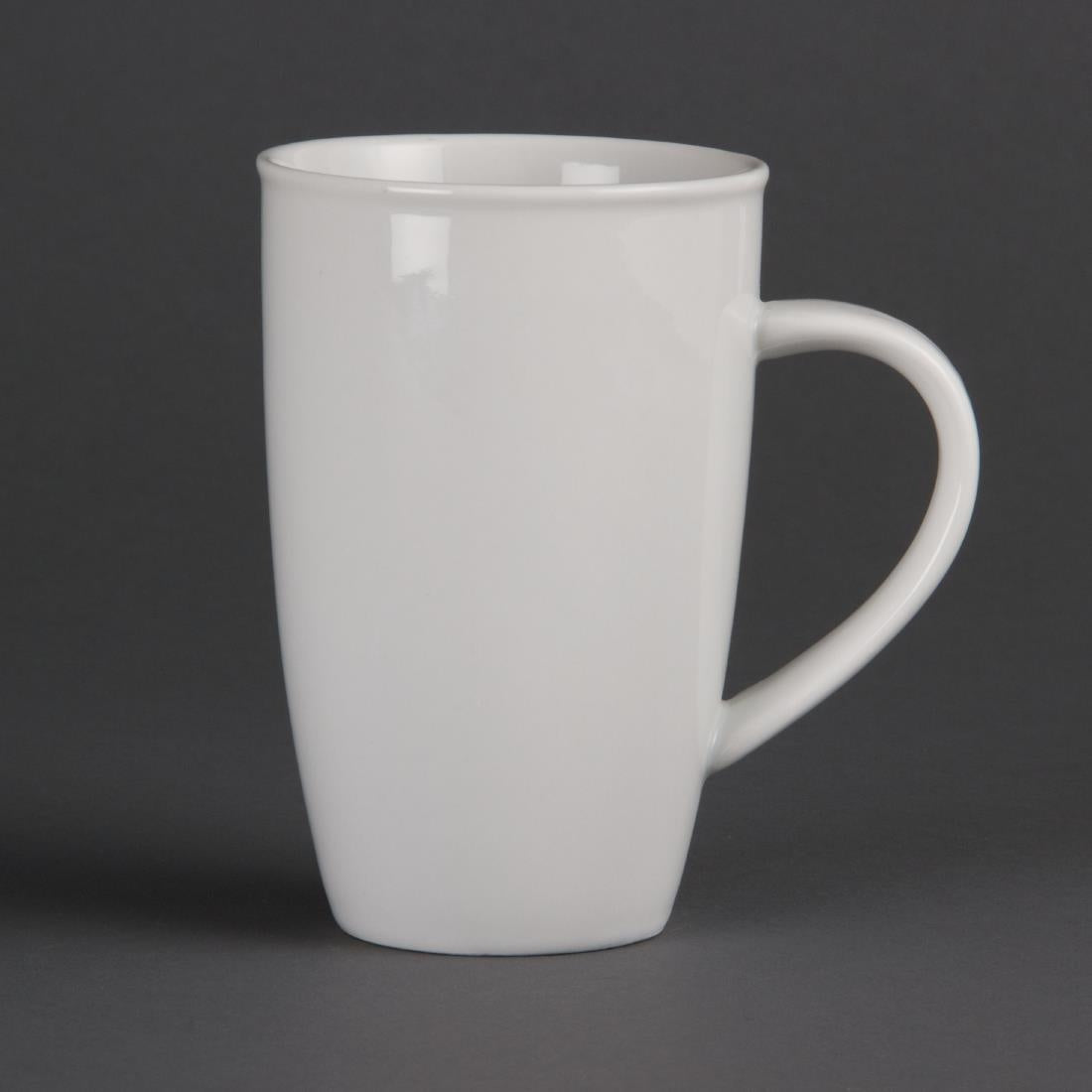 Olympia Whiteware Latte Mugs 400ml (6 Pack) - CB700
