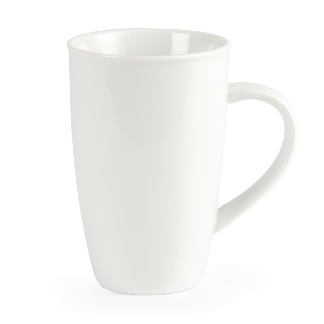 Olympia Whiteware Latte Mugs 400ml (6 Pack) - CB700