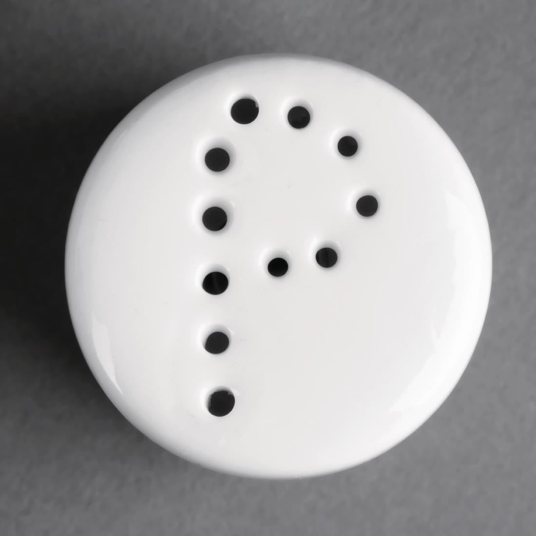 Olympia Whiteware Pepper Shakers 80mm (12 Pack) - CB703