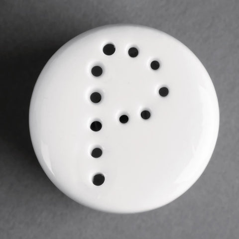 Olympia Whiteware Pepper Shakers 80mm (12 Pack) - CB703
