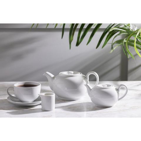 Olympia Whiteware Teapots 426ml (4 Pack) - CB473