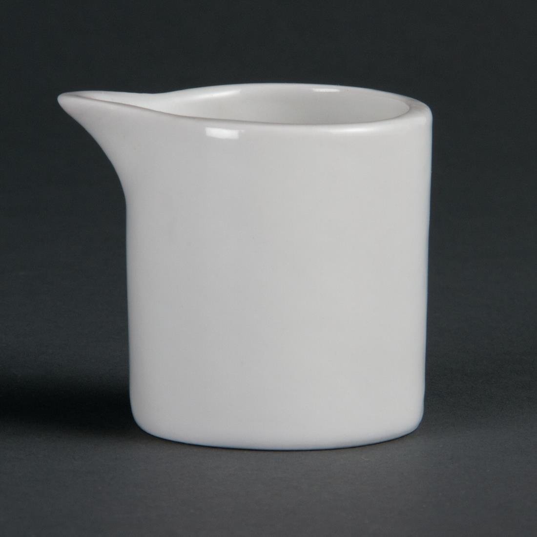 Olympia Whiteware Milk & Cream Jugs 55ml (6 Pack) - CB704