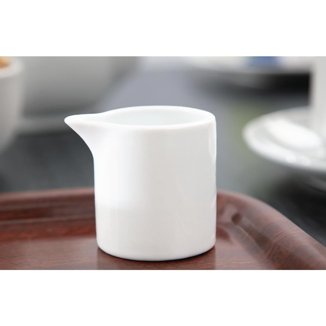 Olympia Whiteware Milk & Cream Jugs 55ml (6 Pack) - CB704