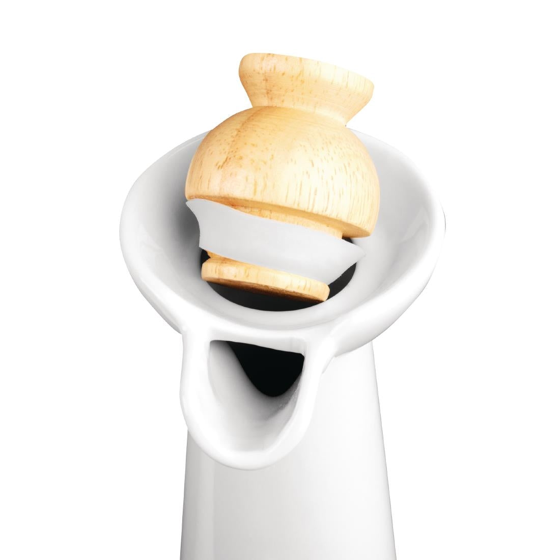 Olympia Whiteware Vinegar and Oil Bottle Set - CB705