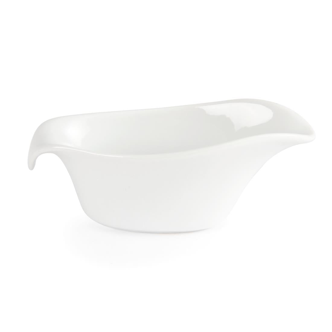 Olympia Whiteware Gravy Boats 85ml 3oz (6 Pack) - CB707