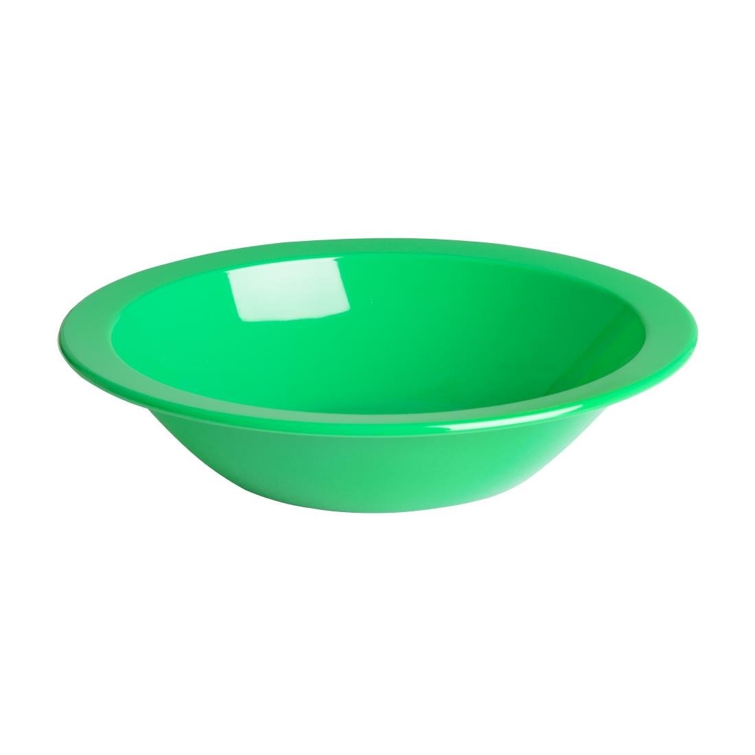 Olympia Kristallon Polypropylene Bowls Green 174mm (12 Pack) - CB772