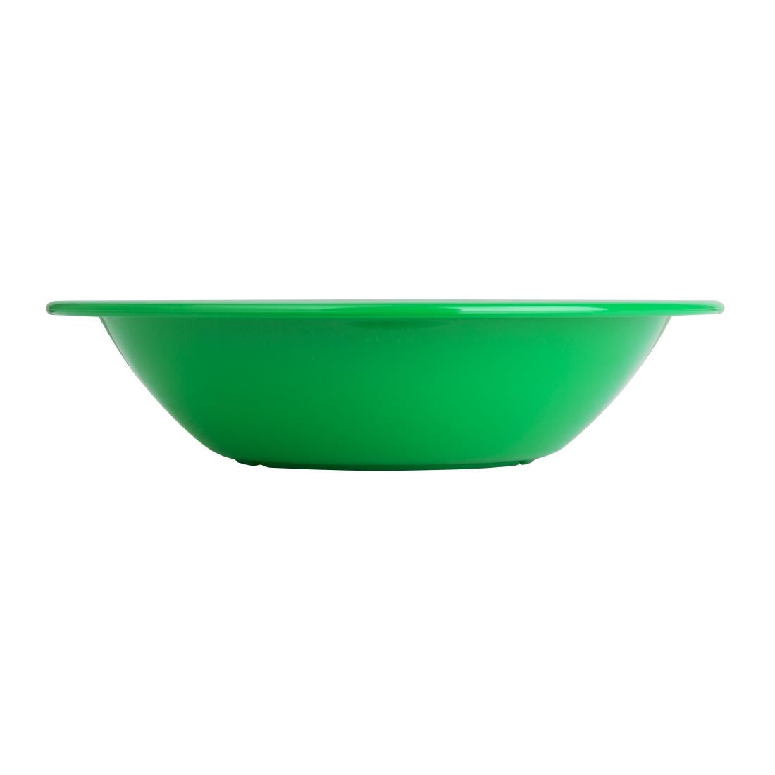 Olympia Kristallon Polypropylene Bowls Green 174mm (12 Pack) - CB772