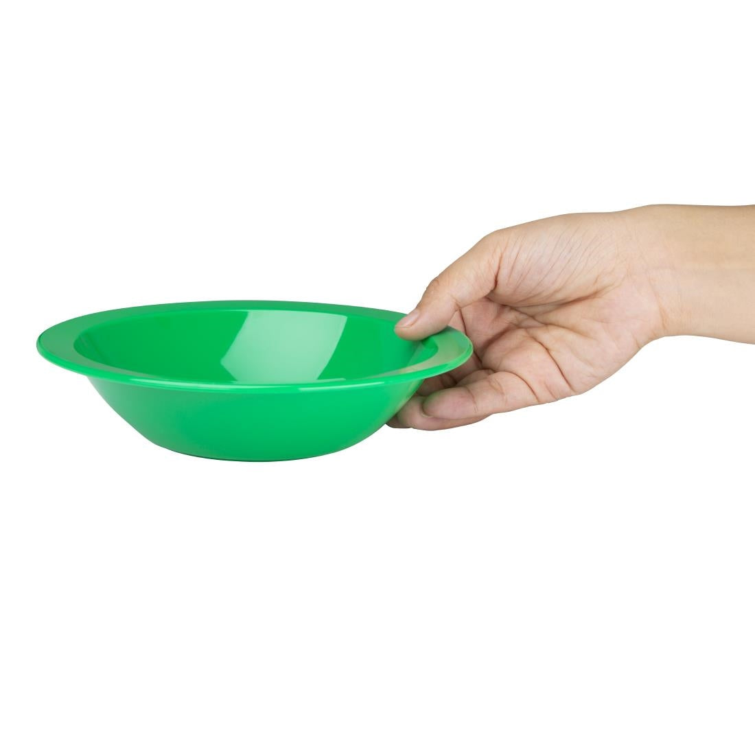 Olympia Kristallon Polypropylene Bowls Green 174mm (12 Pack) - CB772