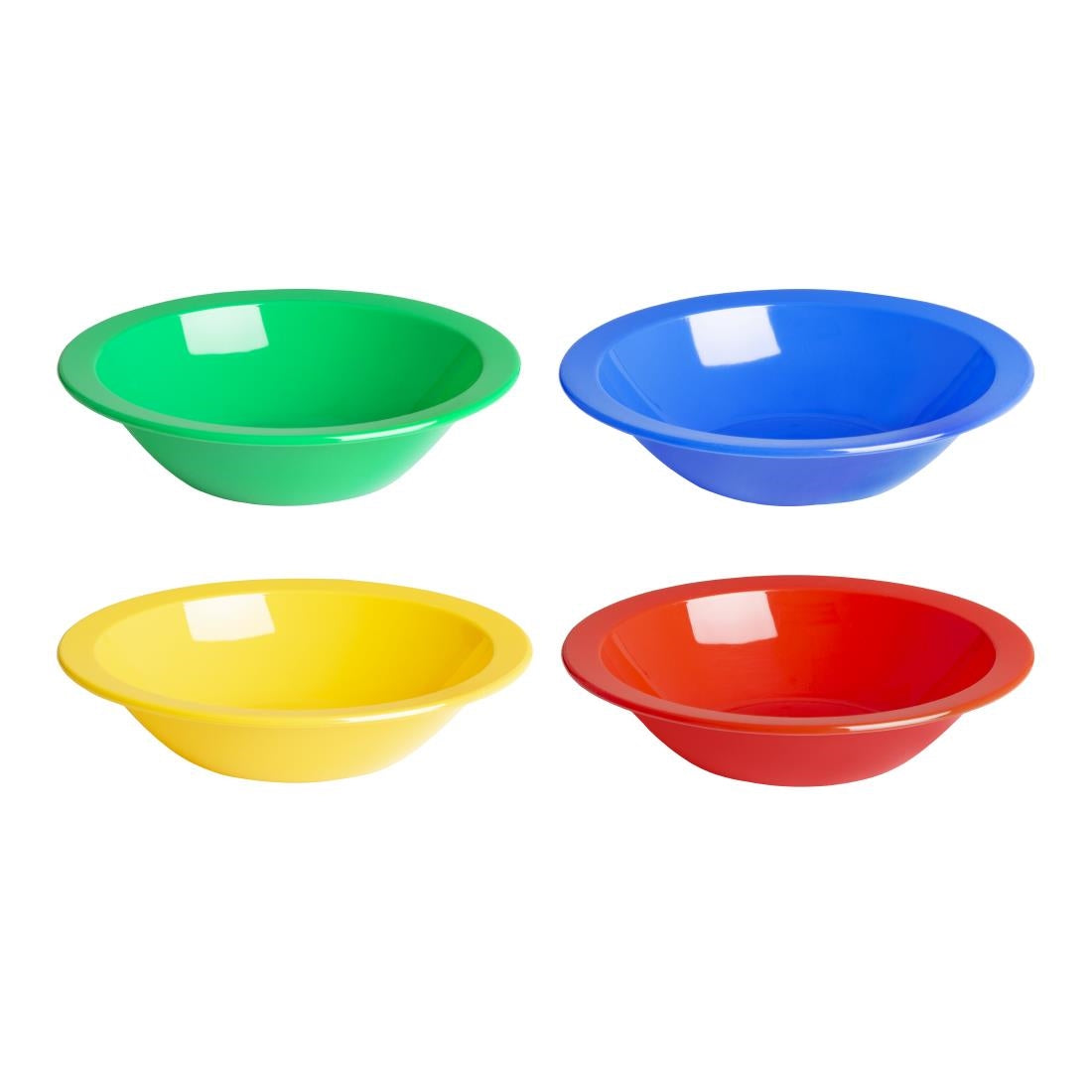 Olympia Kristallon Polypropylene Bowls Green 174mm (12 Pack) - CB772