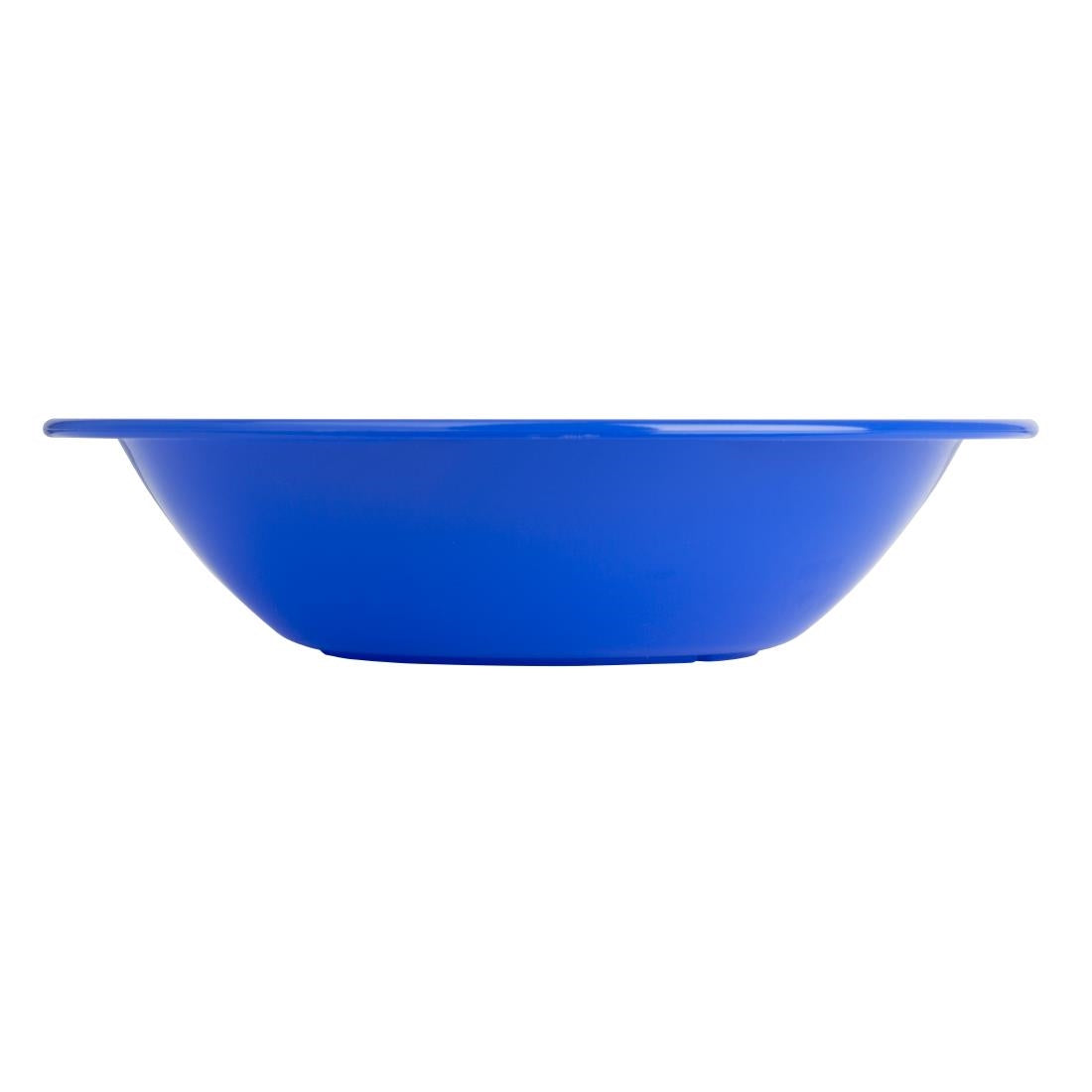Olympia Kristallon Polypropylene Bowls Blue 174mm (12 Pack) - CB773