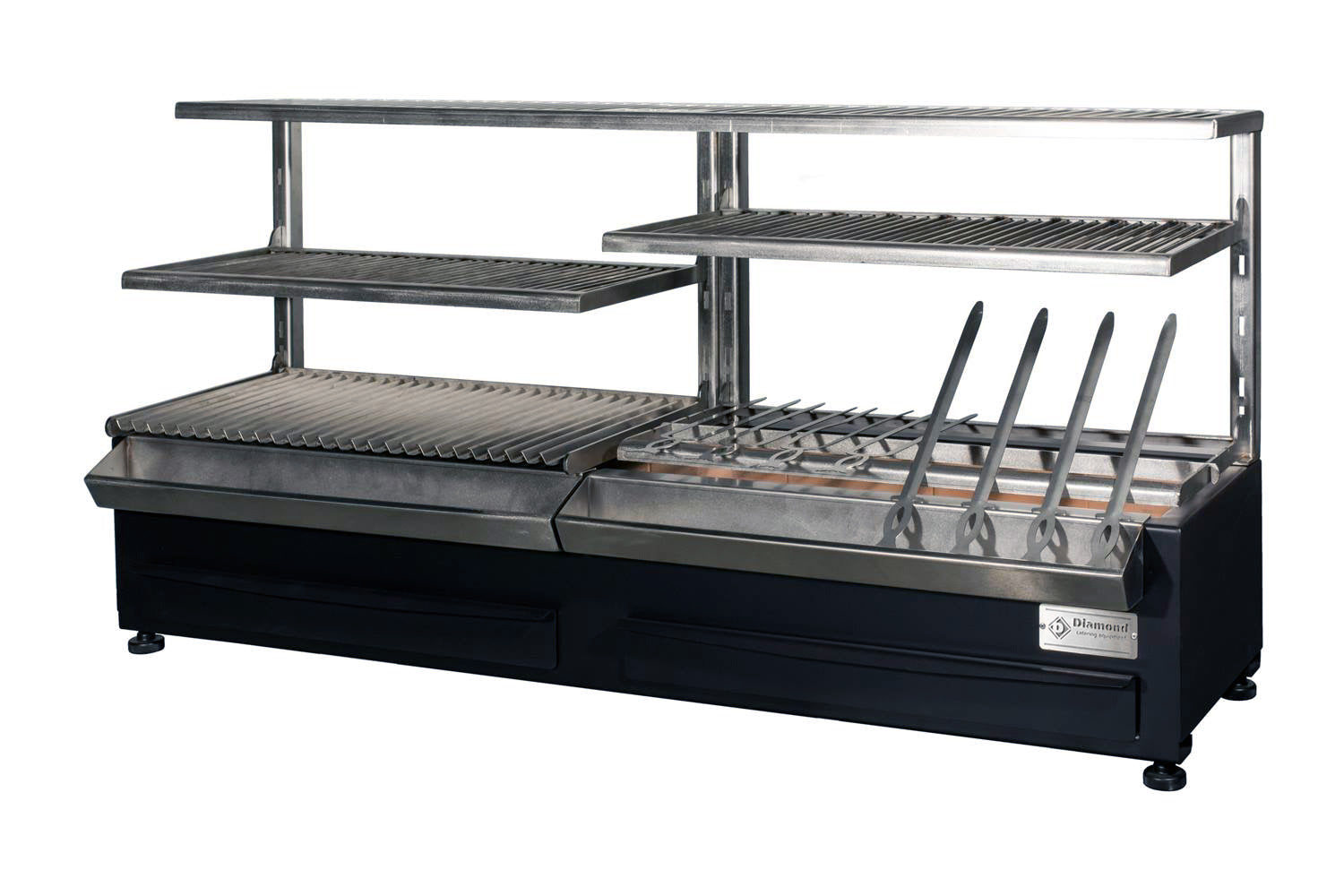 Semak Diamond Charcoal Robata Grill Complete