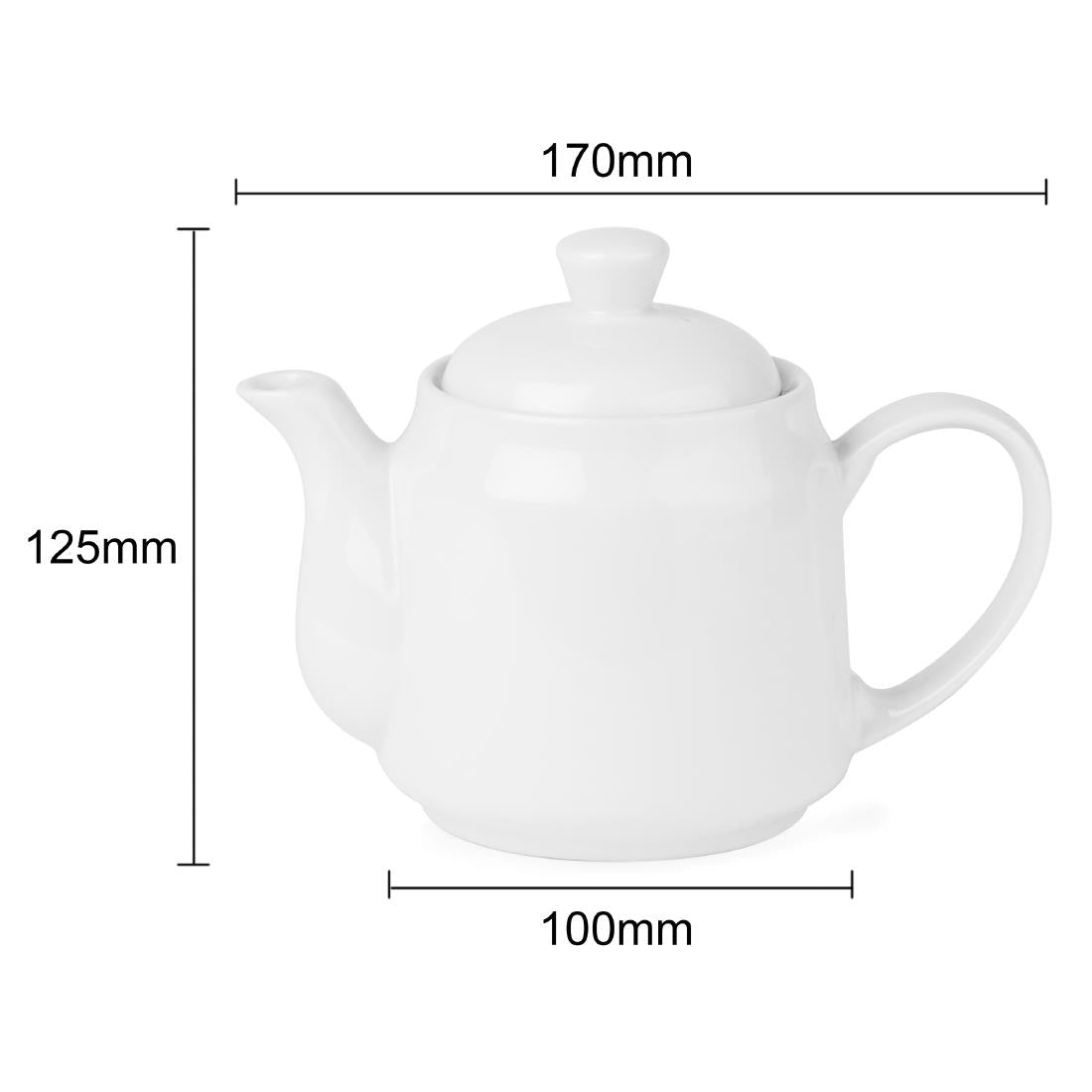 Olympia Athena Beverage Teapot 430ml (Box 4) - CC204