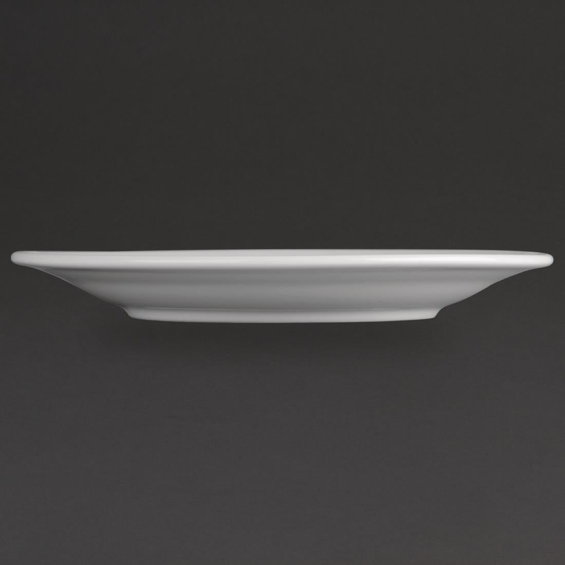 Olympia Athena Wide Rimmed Plates 165mm (Box 12) - CC206