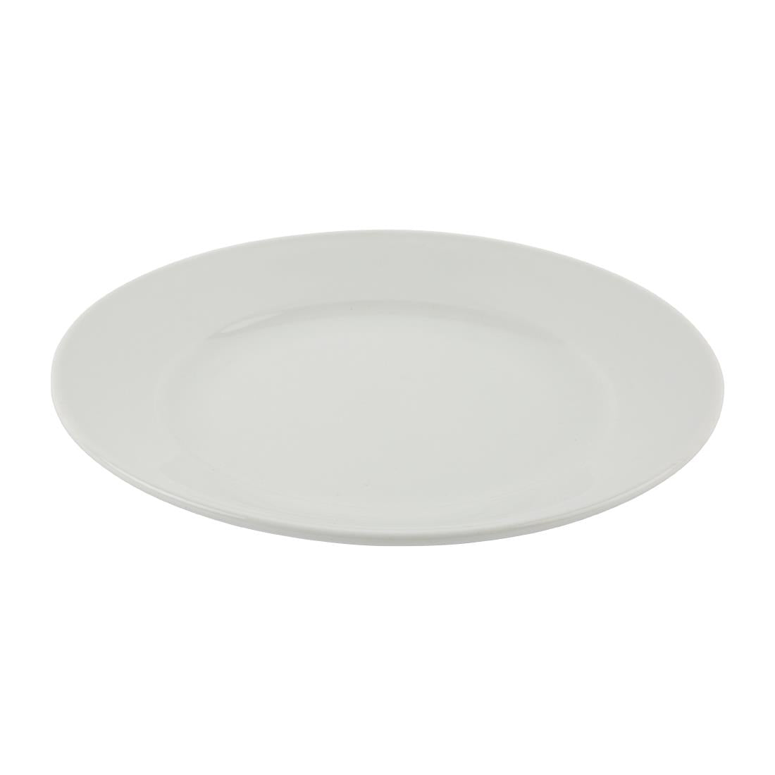 Olympia Athena Wide Rimmed Plates 228mm (Box 12) - CC208