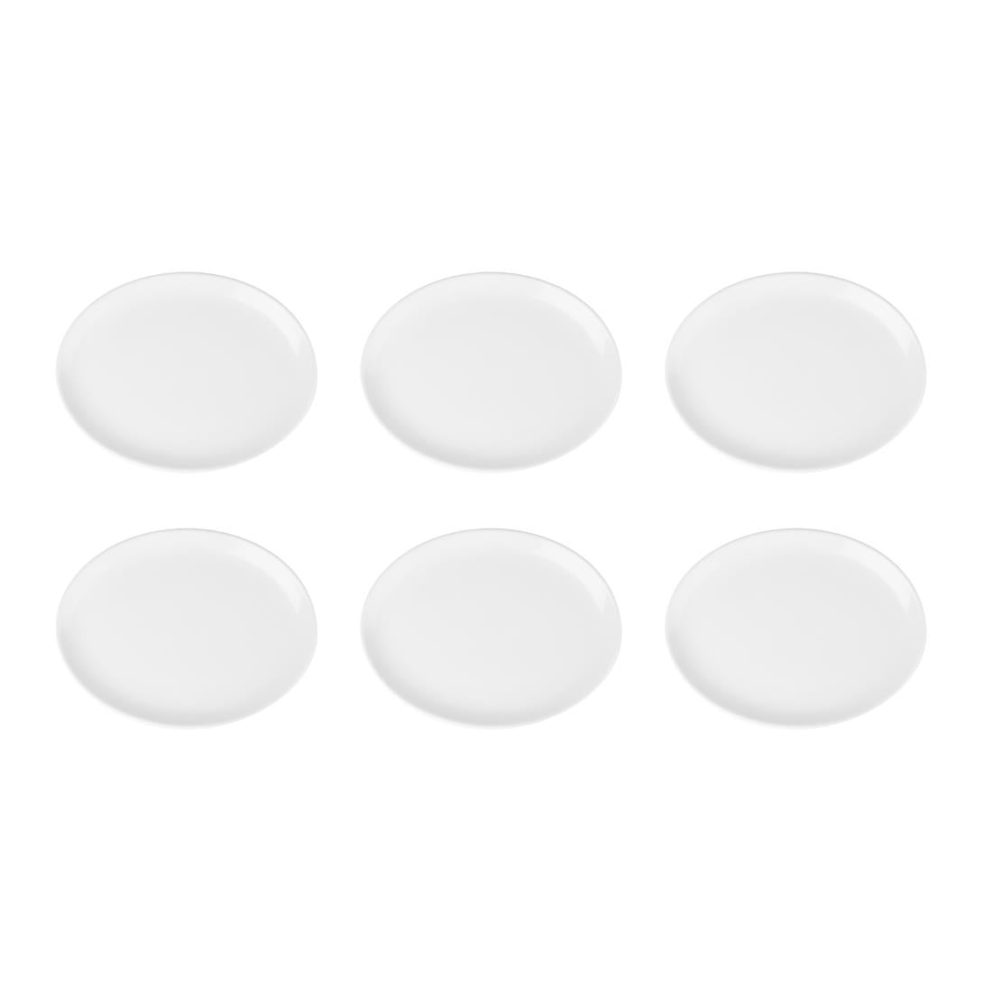 Olympia Athena Oval Coupe Plates (Box 6) - CC212
