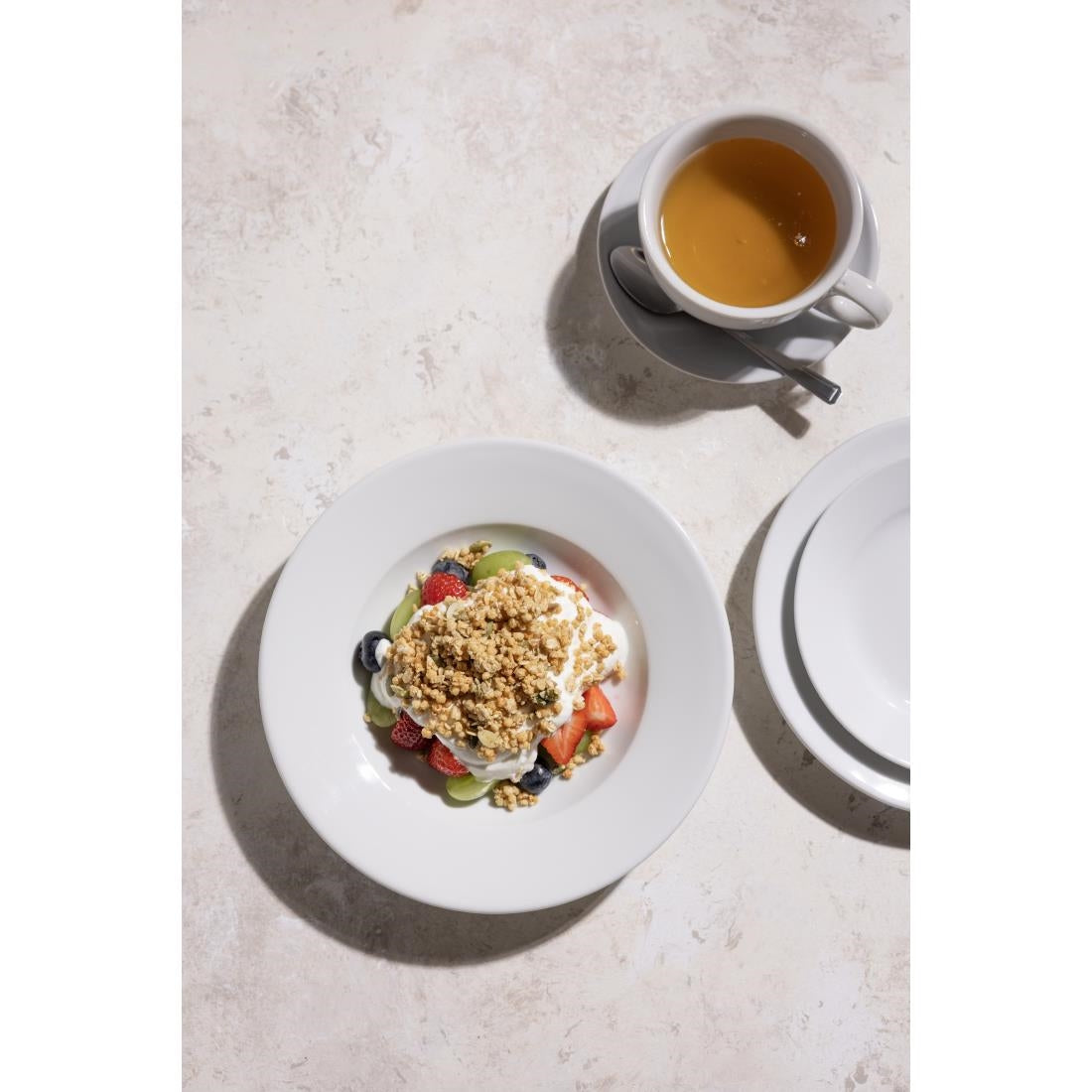 Olympia Athena Rimmed Soup Bowls (Box 6) - CC214