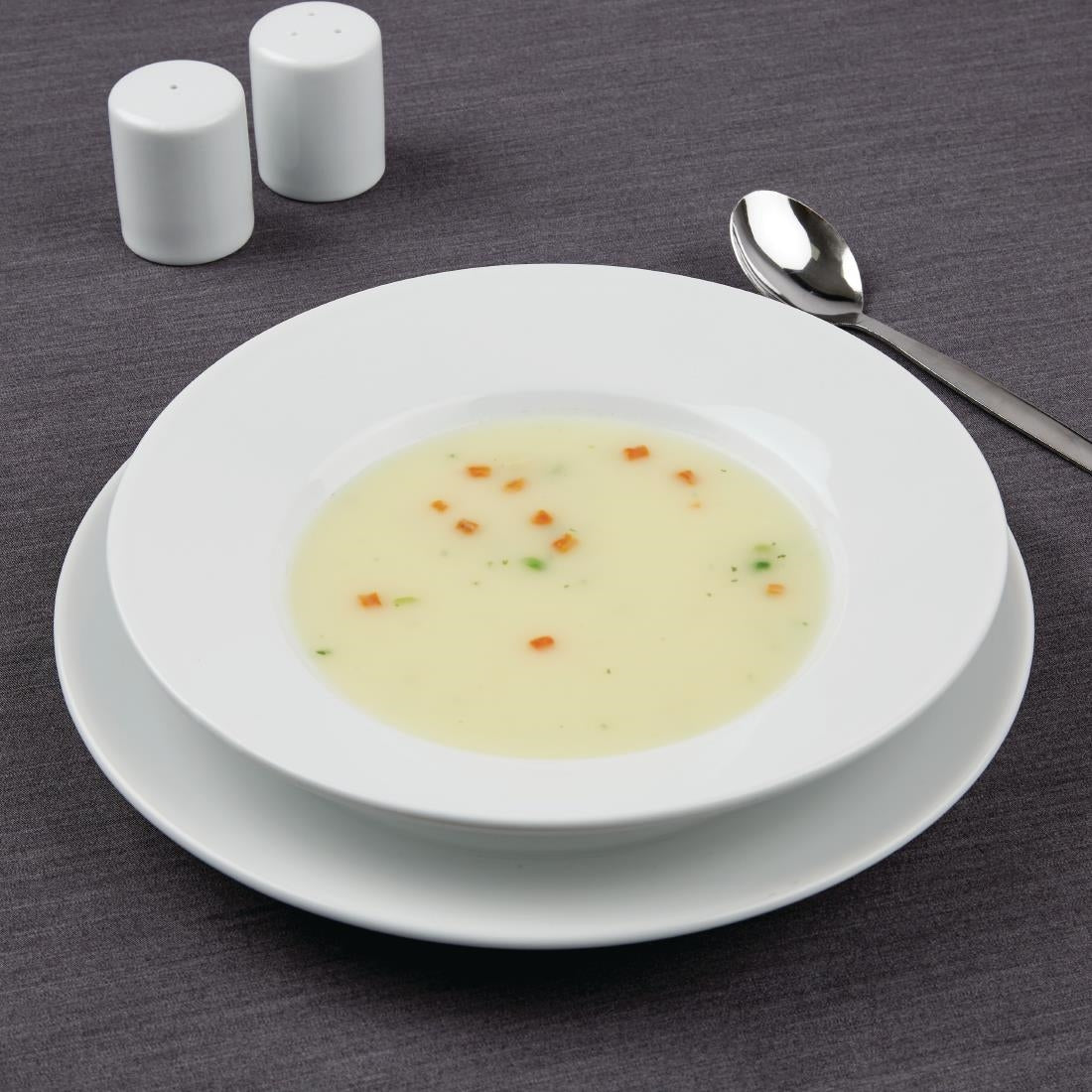 Olympia Athena Rimmed Soup Bowls (Box 6) - CC214