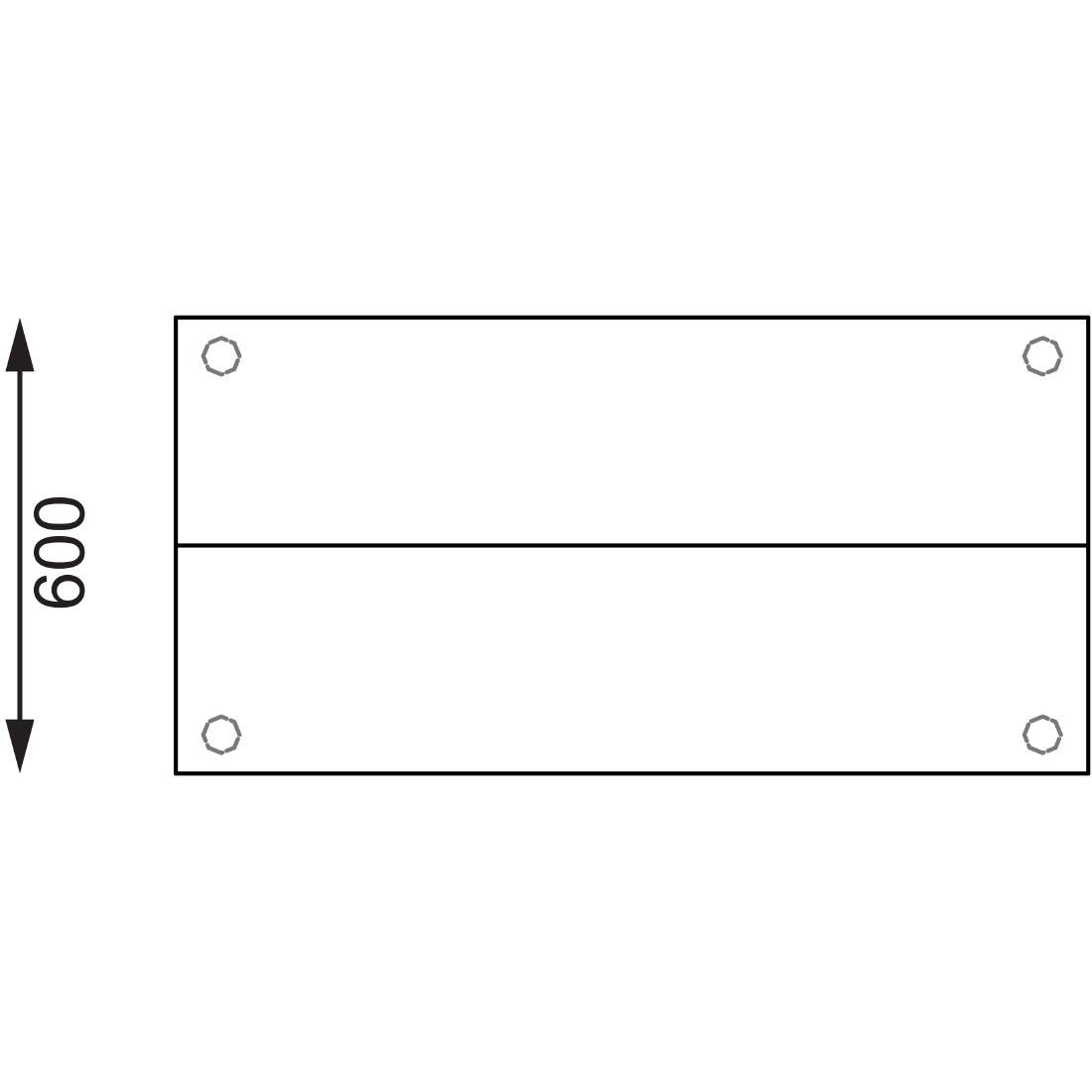 Vogue Stainless Steel Prep Station 1800x600mm - CC360