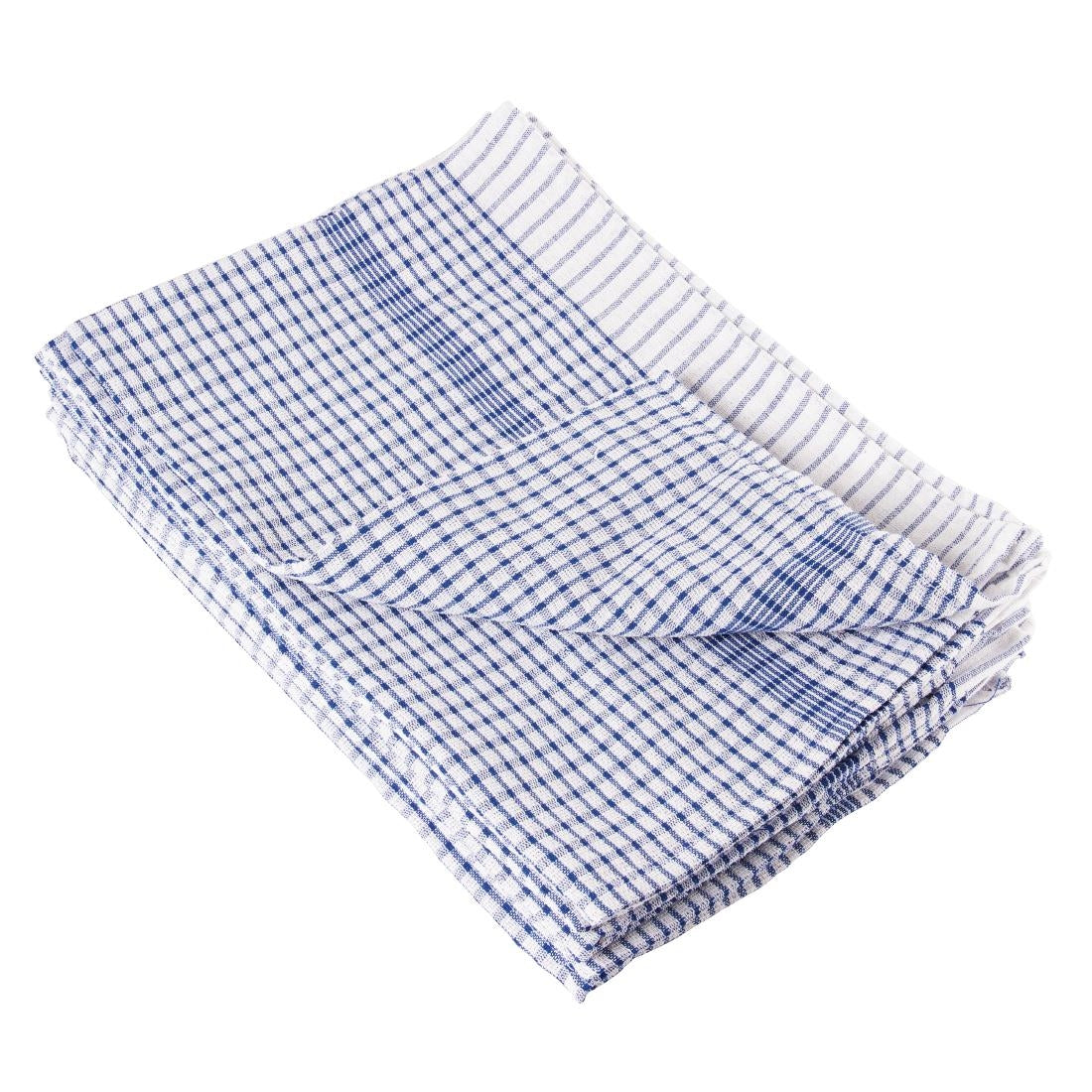 Vogue Wonderdry Blue Tea Towels (10 Pack) - CC596