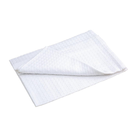 Vogue Cloths White Honeycomb Weave (10 Pack) - CC598