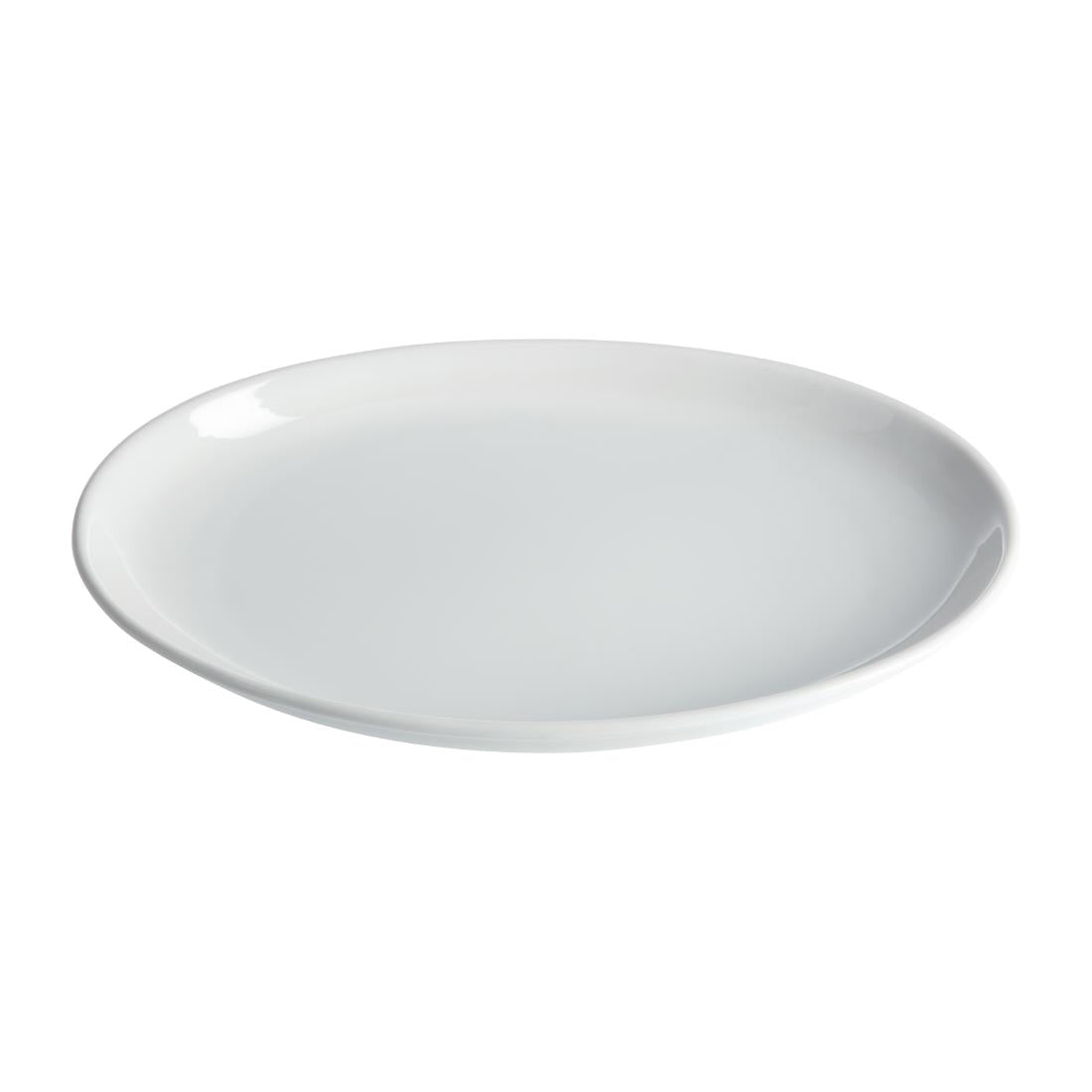 Olympia Whiteware French Deep Oval Plates 365mm (2 Pack) - CC891