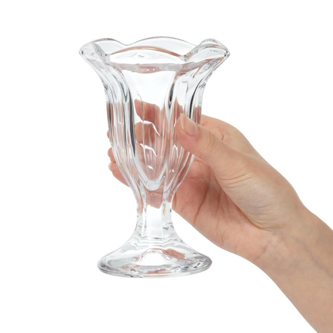 Olympia Traditional Tall Sundae Glasses 185ml (6 Pack) - CC907