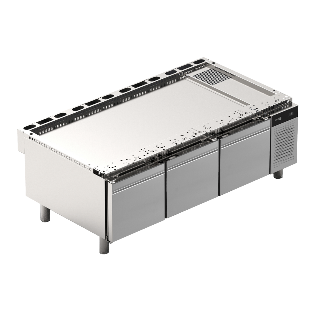 Fagor Kore 700 Series 1600mm 3 Drawer Refrigerated Stand (GN 2/3) - CCP7-3GW