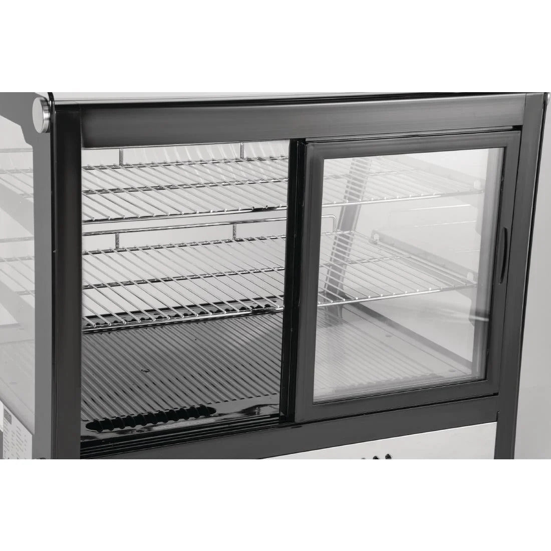 Polar G-Series Energy Efficient Countertop Food Display Fridge Black 120Ltr