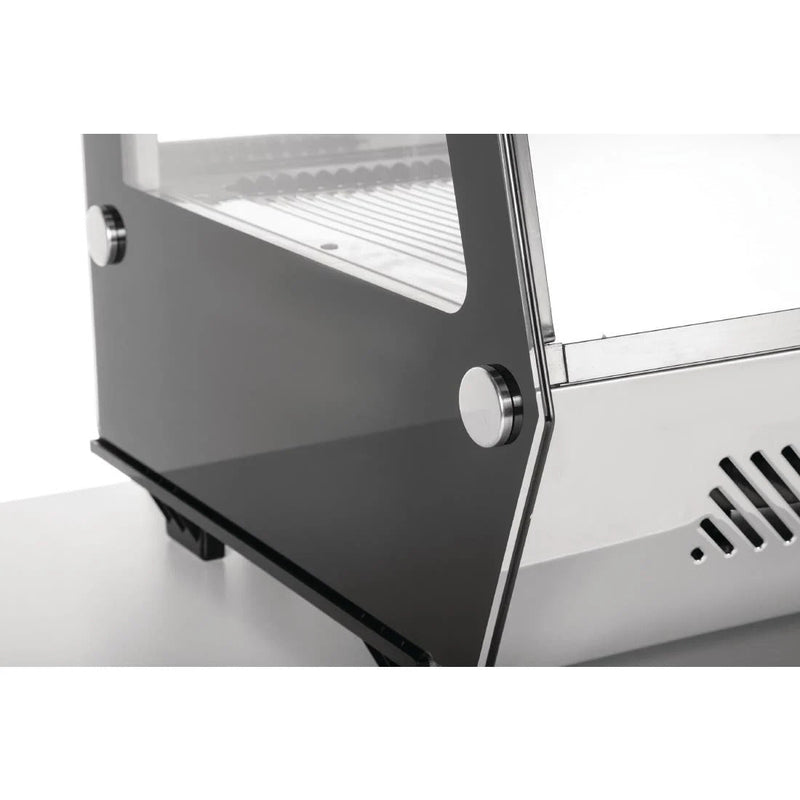 Polar G-Series Energy Efficient Countertop Food Display Fridge Black - 160Ltr