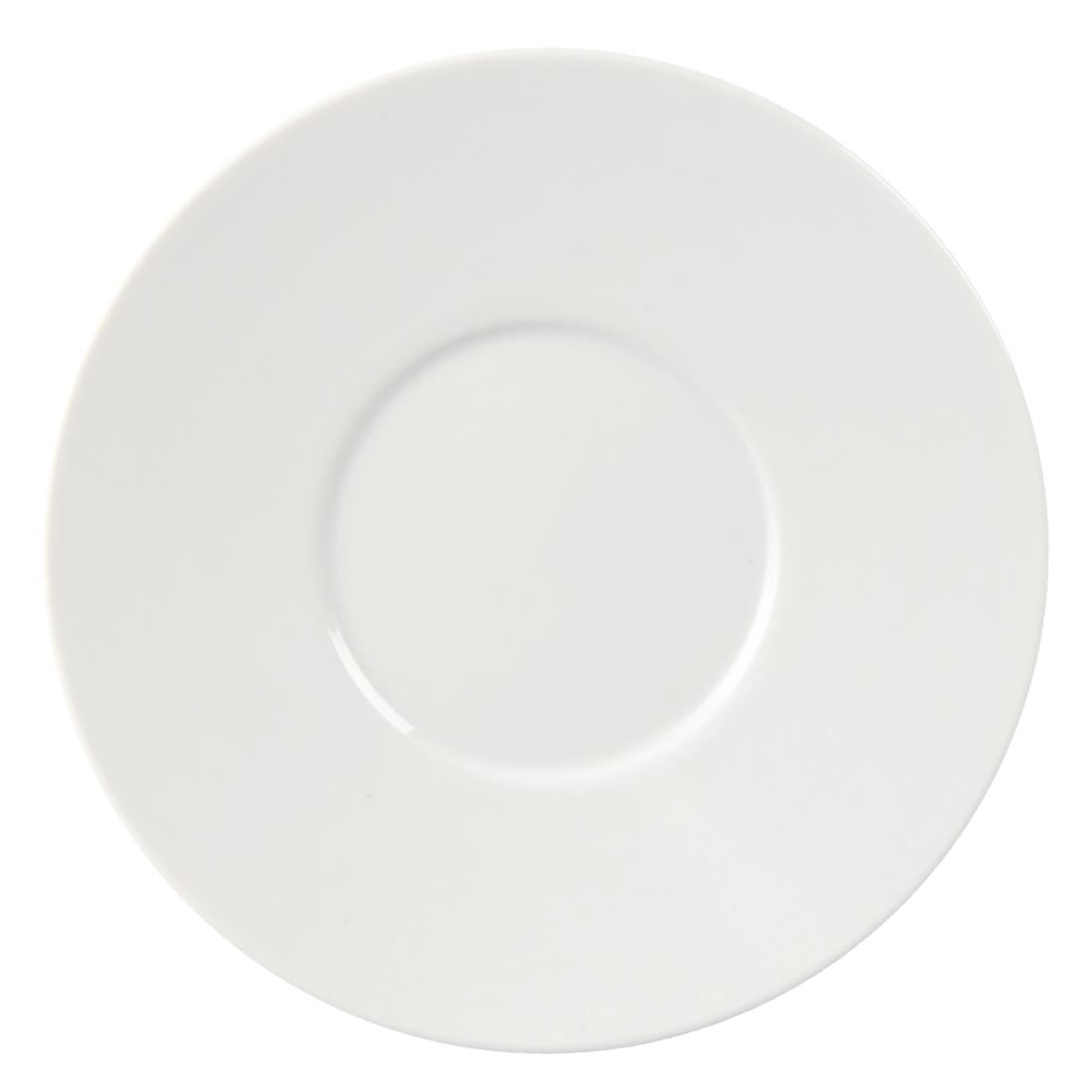 Olympia Whiteware Elegant Saucers 148mm (12 Pack) - CD737