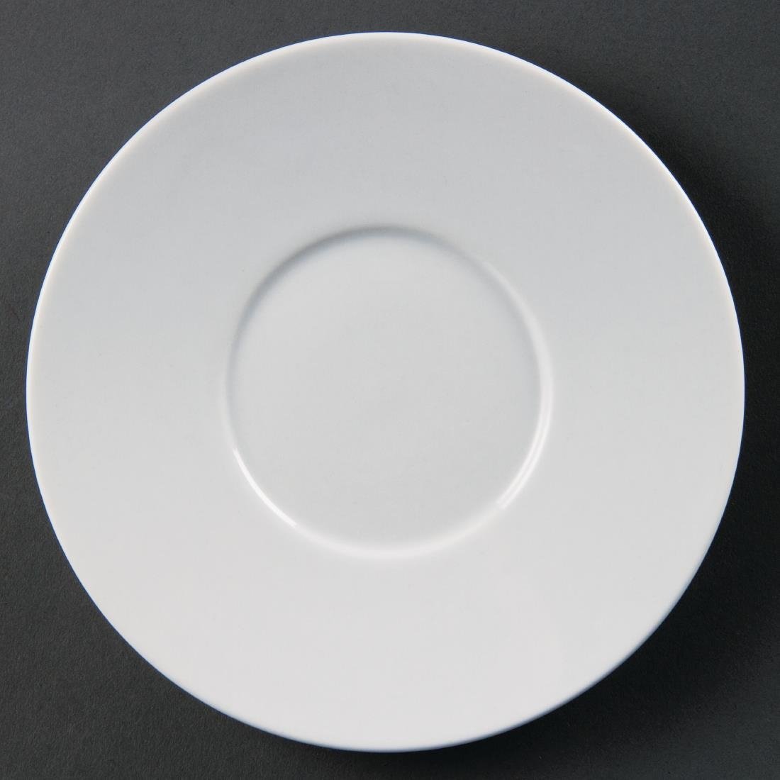 Olympia Whiteware Elegant Saucers 148mm (12 Pack) - CD737