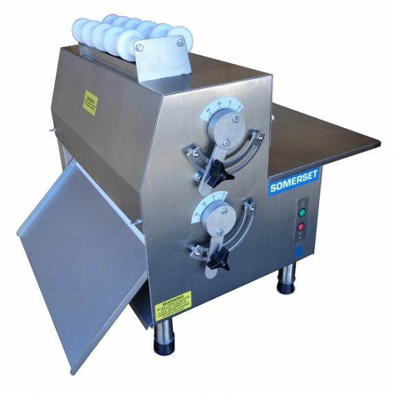 Somerset Double Pass Dough Roller with Integrated Removable Docker
