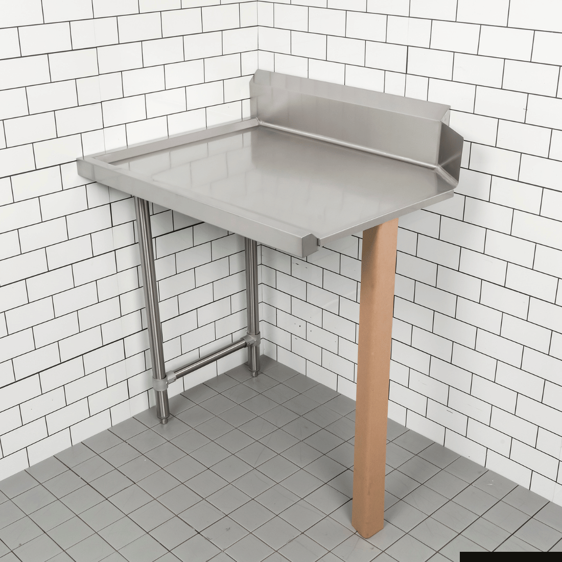 Modular Systems Modular System Clean Dish Table With Splashback CDT-900R