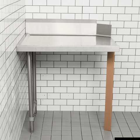 Modular Systems Clean Dish Table With Splashback CDT-600R
