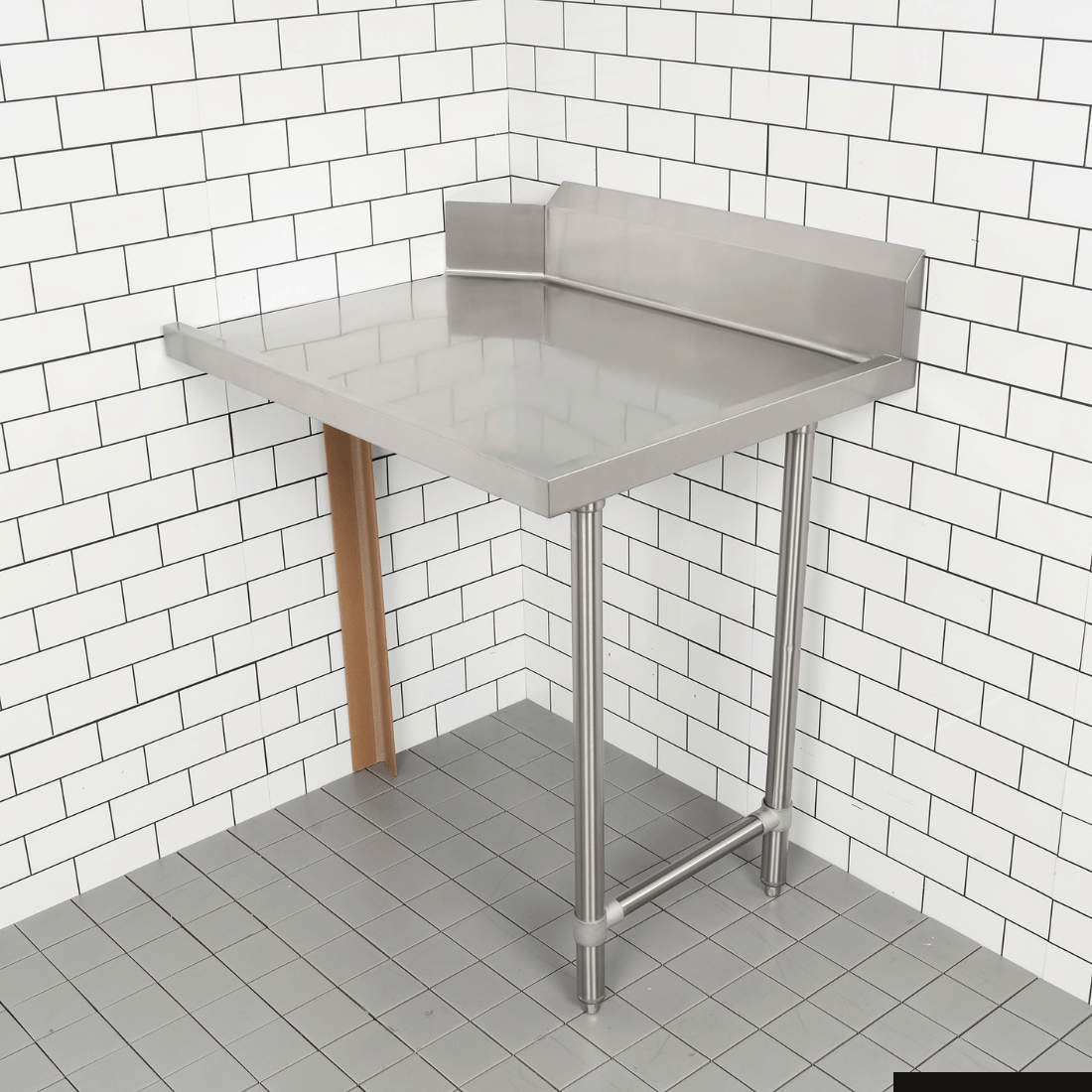 Modular Systems CDT Clean Dish Table with Splashback - 600-1200mm Width