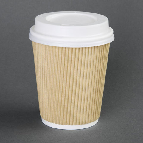 Lids for 340ml & 450ml Fiesta Recyclable Takeaway Coffee Cups (Pack of 50) - CE264