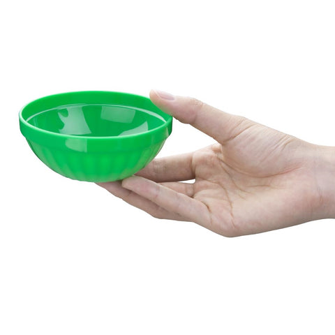 Olympia Kristallon Polycarbonate Bowls Green 102mm (12 Pack) - CE275