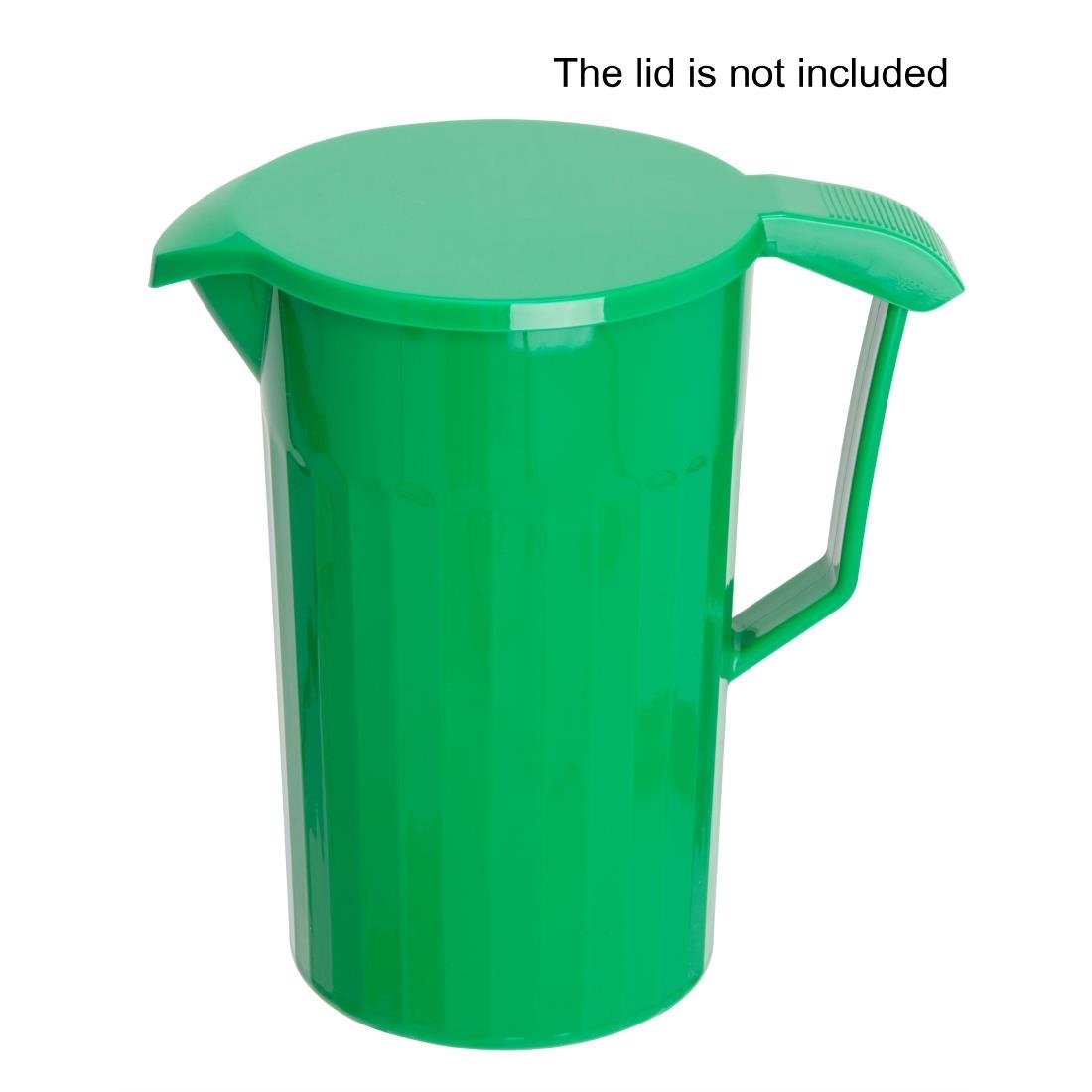 Olympia Kristallon Polycarbonate Jug Green 1.4Ltr - CE279