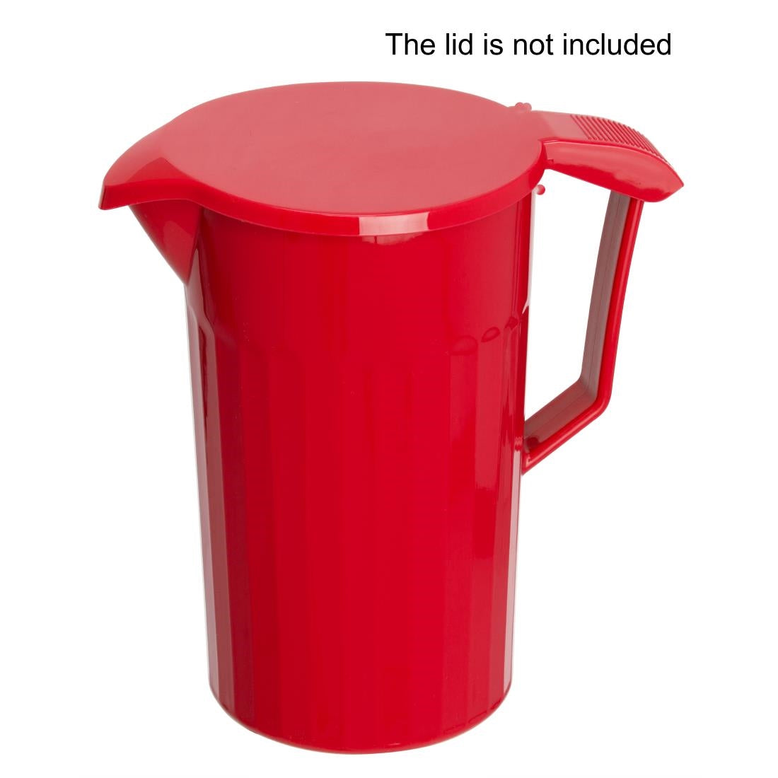 Olympia Kristallon Polycarbonate Jug Red 1.4Ltr - CE281