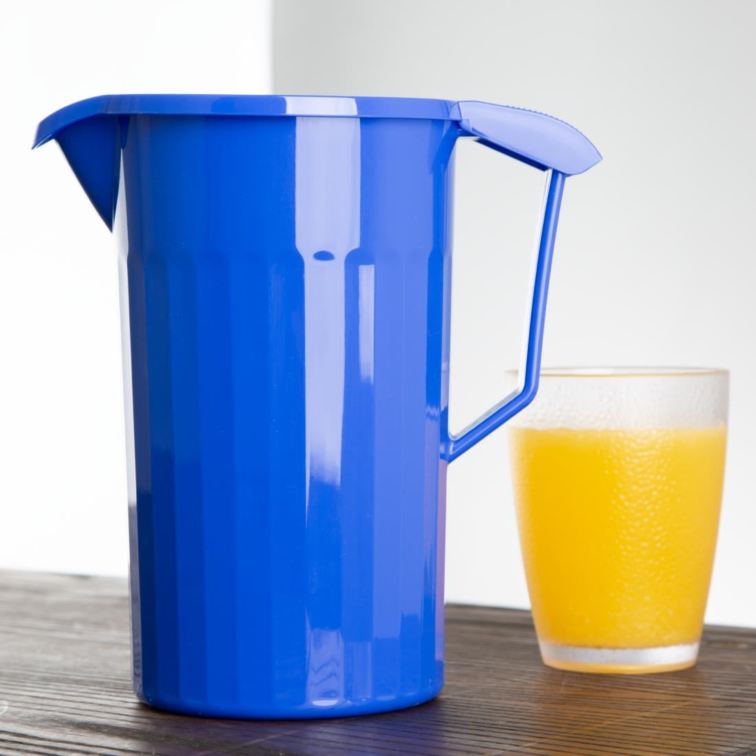 Olympia Kristallon Lid for 1.4Ltr Polycarbonate Jug Blue - CE284