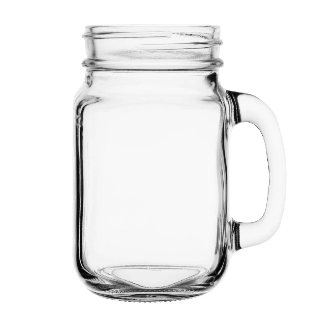 Olympia Handled Mason Jar Glasses 470ml (Pack of 12) - CE678