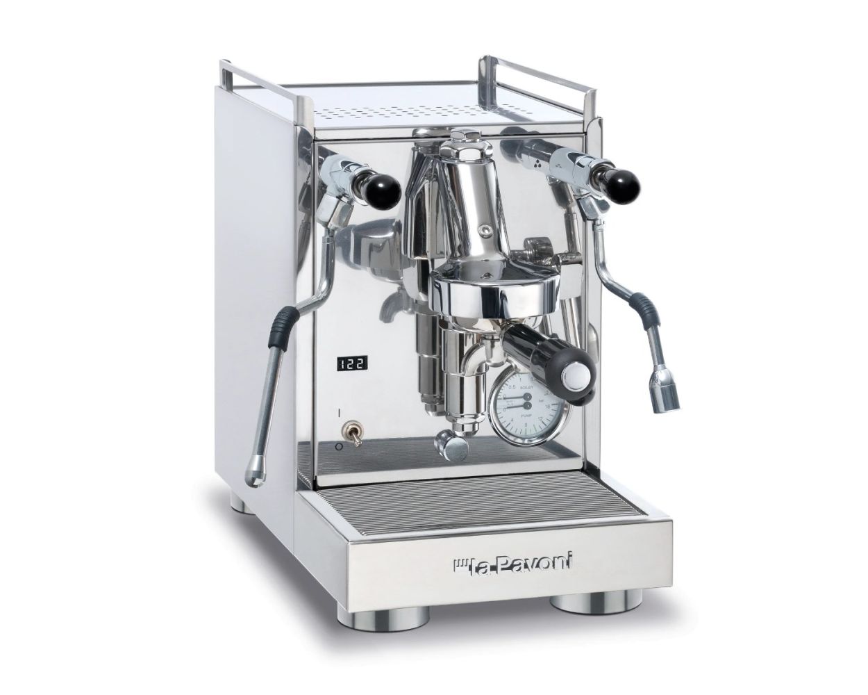 La Pavoni Cellini Mini X Stainless Steel Bakelite - Black