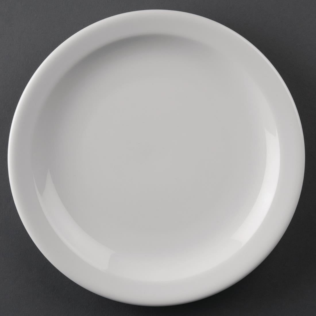 Bulk Buy Olympia Athena Narrow Rimmed Plates 205mm (36 Pack) - S752