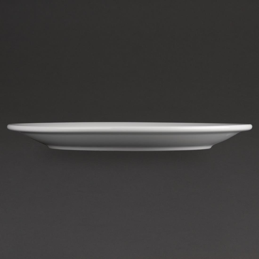 Bulk Buy Olympia Athena Narrow Rimmed Plates 226mm (36 Pack) - S753