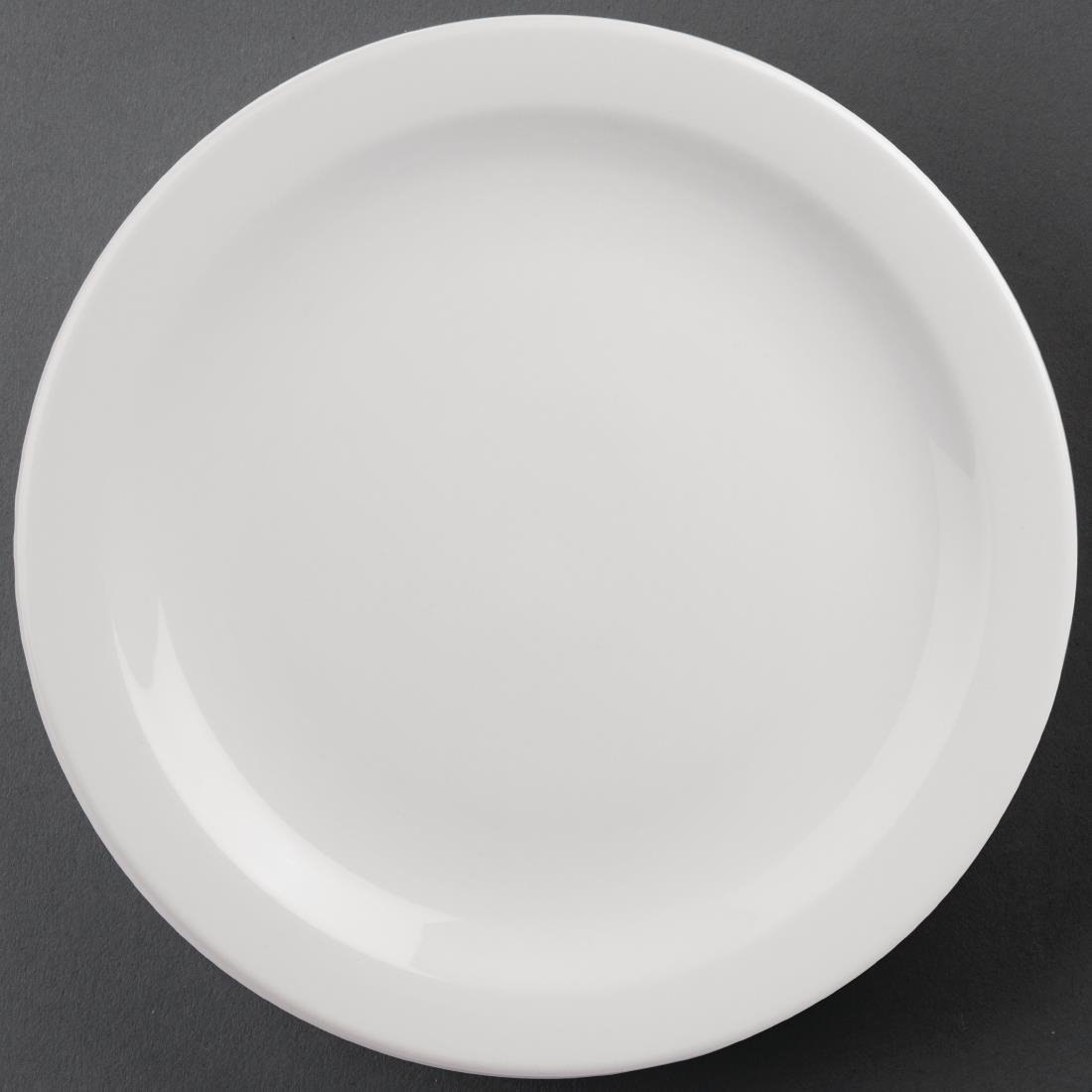 Bulk Buy Olympia Athena Narrow Rimmed Plates 284mm (36 Pack) - S755
